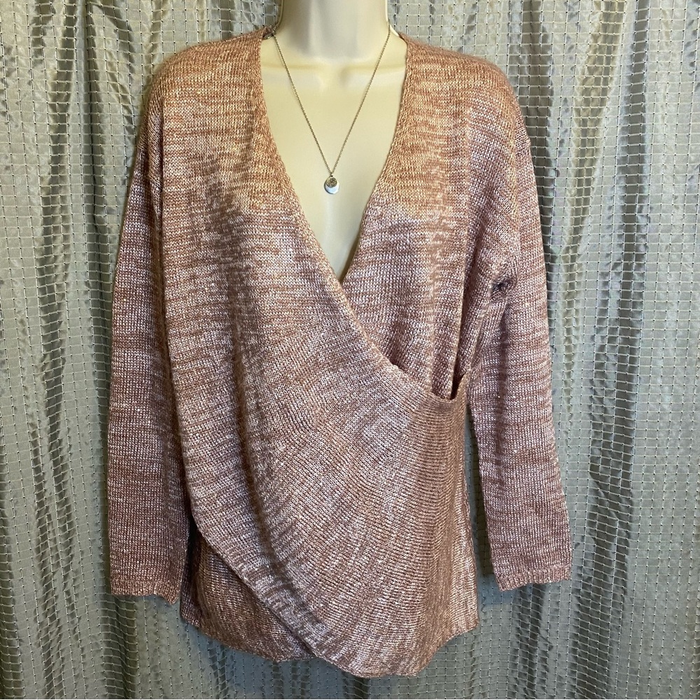 🌸SONG N SPIRIT PINK GLITTERY STRETCHABLE BLOUSE SIZE SMALL